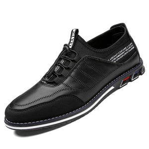 Fashion New Genuine Leather Men Casual Shoes