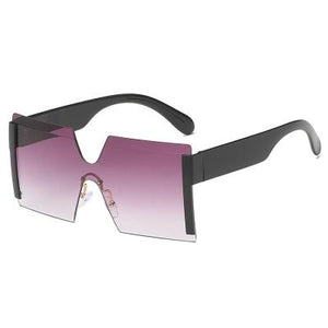 Zicowa Sunglasses - Fashion Oversized Square Rimless Sunglasses(Buy 2 Get Extra 10% OFF,Buy 3 Get Extra 15% OFF)