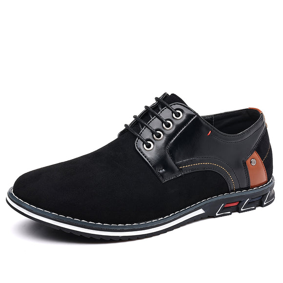 Designer Men Casual Suede Leather Flats Shoes