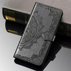 Zicowa Phone Case - Luxury Leather Wallet Flip Case For Samsung Note 20