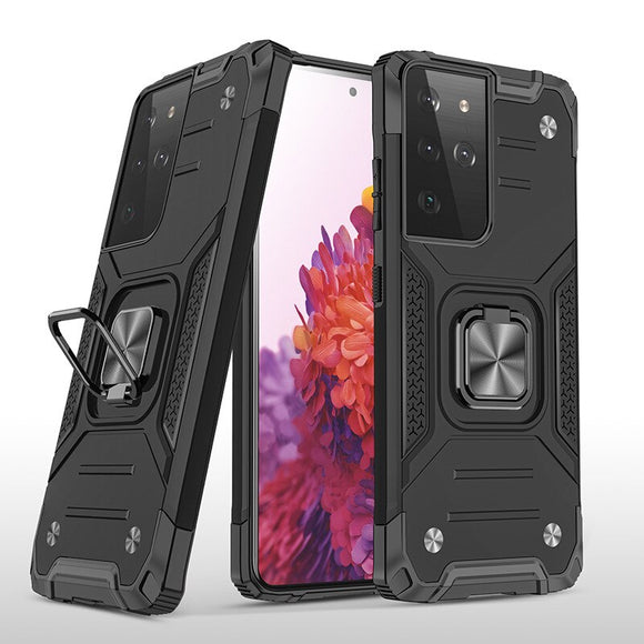 Zicowa Phone Case - Hard PC Hybrid With Stand Armor protective back cover case for samsung S21ultra S21
