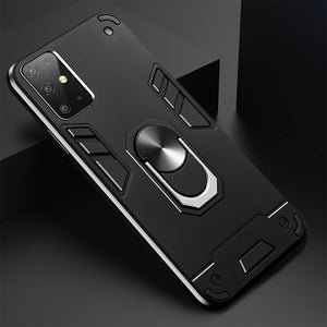 Zicowa Phone Case - New Armor Car Magnetic Holder Ring Shockproof Back Cover