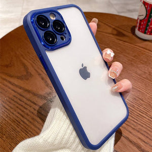Transparent Shockproof Bumper Phone Case For iPhone 12 13