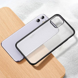 Fashion Ultra Thin Plating Matte Case For iPhone 11 Pro Max X XR XS Max 7 8 Plus