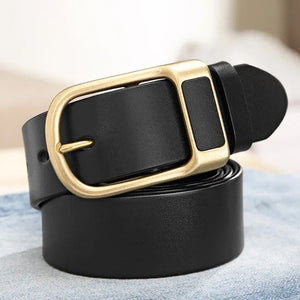 High Quality Buckle Jeans Cowskin Casual Belts