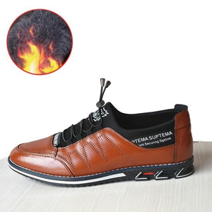 2019 Men's Breathable Slip On Genuine Leather Men Casual Shoes Loafers