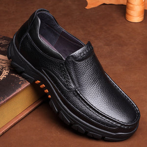 New Soft Cow Leather Men Casual Shoes