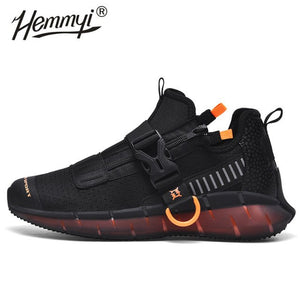 Buckle Strap Zipper Breathable Outdoor Sneakers
