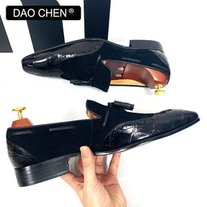 Italian Men Leather Casual Shoes