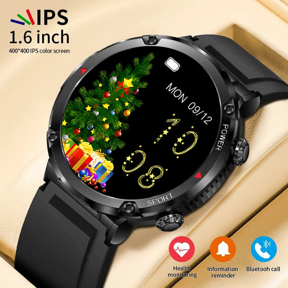 1.6 Inch Full Touch Fitness Tracker Bluetooth Call Smart Watch
