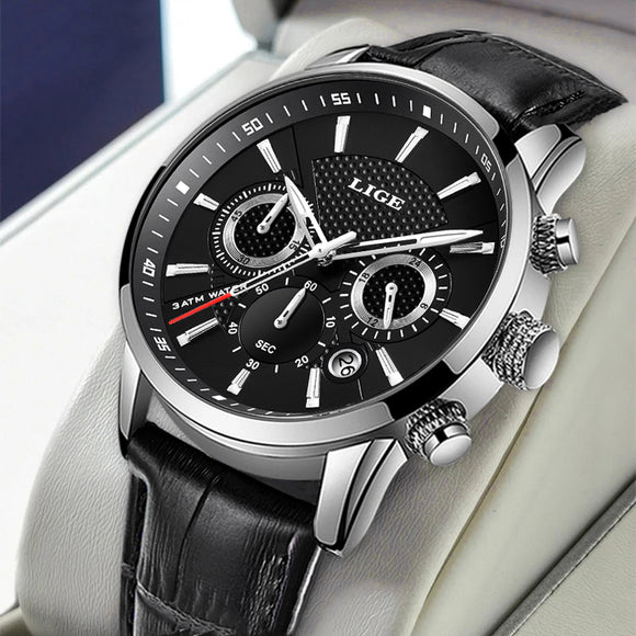 Luxury Man Sport Quartz Chronograph Waterproof Wristwatch