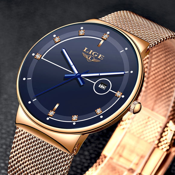 Men Top Brand Luxury Ultra Thin Quartz Watch