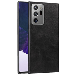 Zicowa Phone Case - Leather + Silicone Back Cover For Samsung Galaxy Note 20