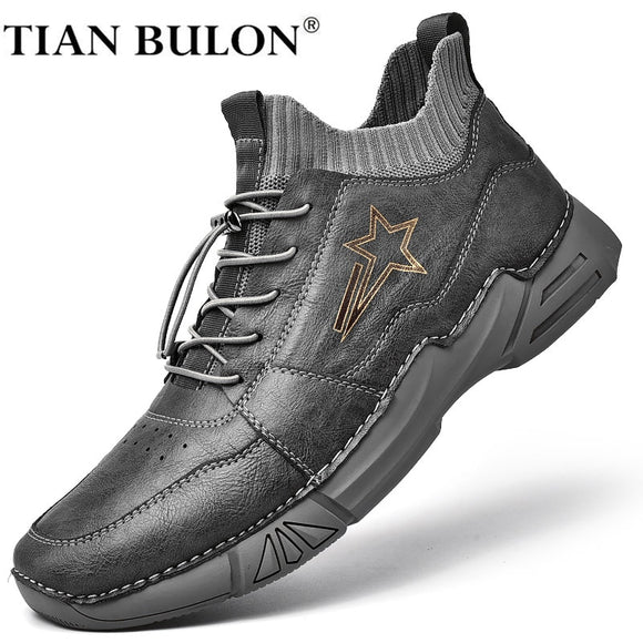 High Quality Leather Men Casual Shoes