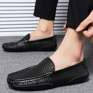 Summer High Quality Breathable Hard-Wearing Hollow Men Shoes