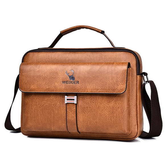 Luxury Brand Men's designer Leather Messenger Bag