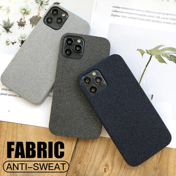 Zicowa Phone Case - Luxury Fabrics Soft Back Cover For iPhone 12 Series