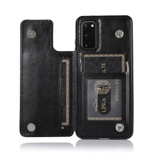 Zicowa Phone Case - Luxury Leather Wallet Case for Samsung Galaxy Note 20 Ultra