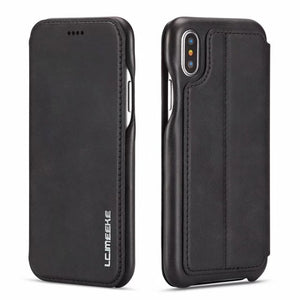 Zicowa Phone Case - Luxury Ultra Thin Leather Case Flip Cover For Samsung
