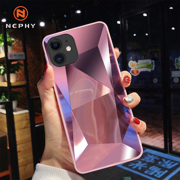 Zicowa Phone Case - Luxury Unique Diamond Mirror art Case For iPhone 12 Series