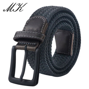 Zicowa Clothing - Fashion Metal Pin Buckle Military Tactical Strap Male Elastic Belt