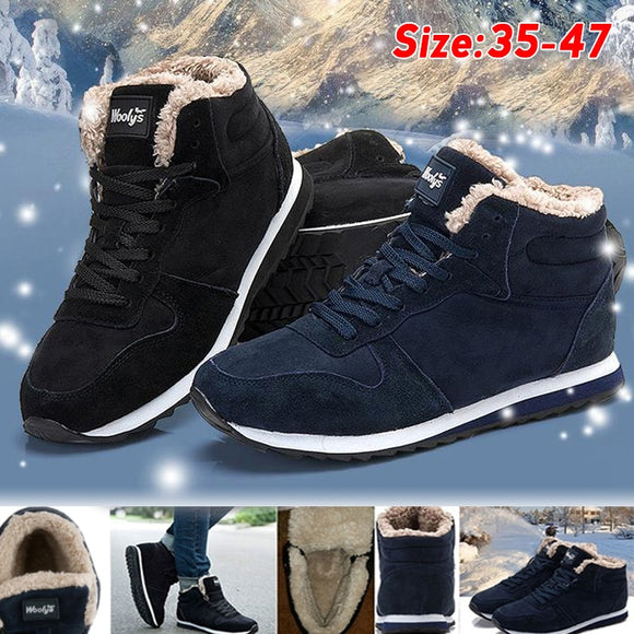 Plus Size Winter Sneakers Ankle Men Shoes