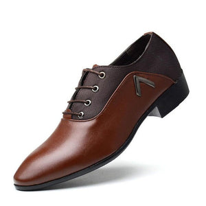Leather Men Fashion Business Oxford Shoes