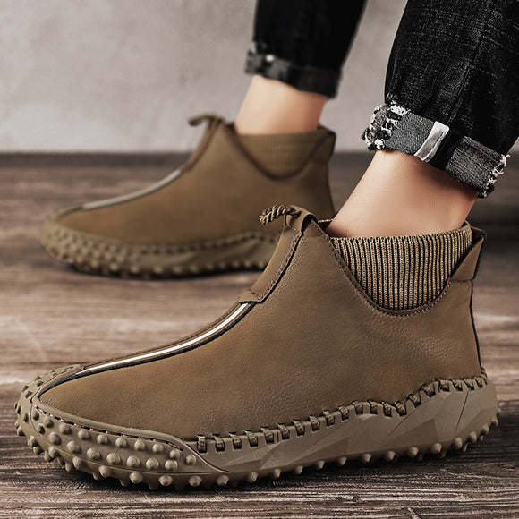 Handmade Designer Comfortable Non-slip Leather Casual Shoes