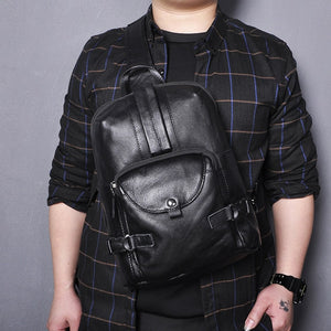 Original Leather Casual Fashion Crossbody Chest Sling Bag