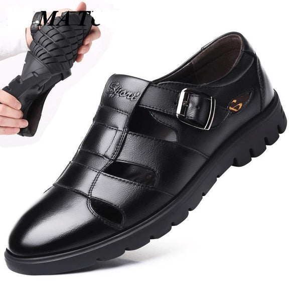 Genuine Leather Men Outdoor Casual Leather Sandals(Buy 2 Get Extra 10% OFF,Buy 3 Get Extra 15% OFF)