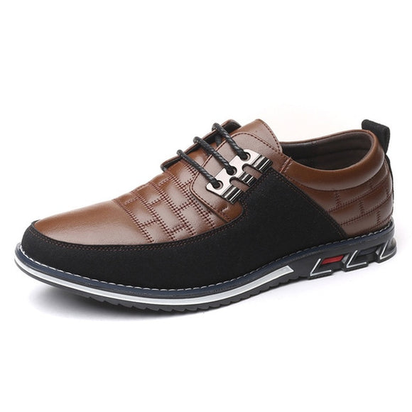 New Fashion Casual Leather Men Lace-up Shoes(Buy 2 Get Extra 5% OFF,Buy 3 Get Extra 10% OFF)