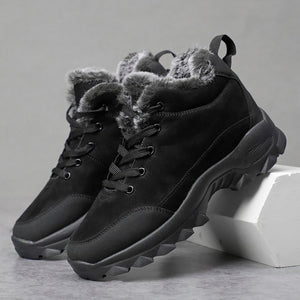 Tenis Keep Warm Fluff Mens Ankle Boots
