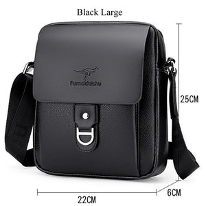 Men's Casual Business Leather Shoulder Bag
