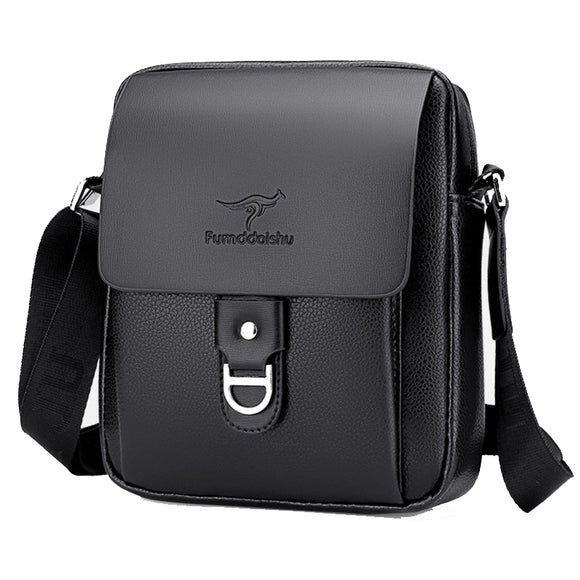 Men's Casual Business Leather Shoulder Bag