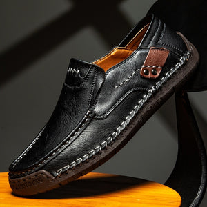 Lace Up Men's Moccasins Breathable Loafers