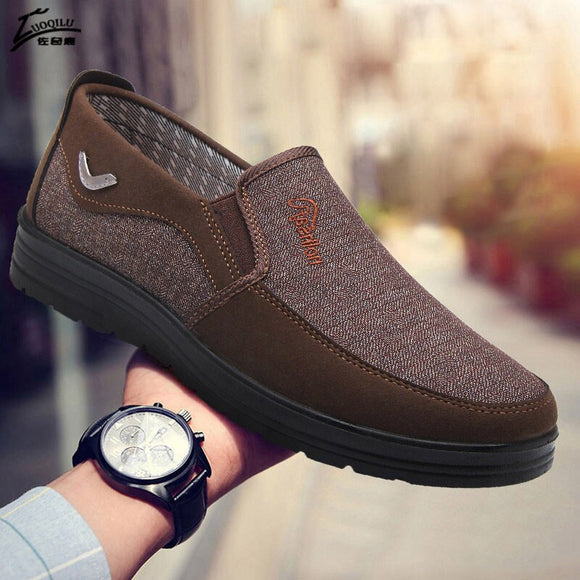 Zicowa Men Shoes - Comfortable Casual Mens Slip on Canvas Shoes(Buy 2 Get Extra 10% OFF,Buy 3 Get Extra 15% OFF)