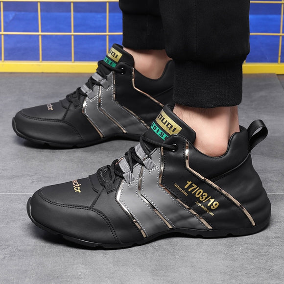 Fashion Men's Real Leather Sneakers