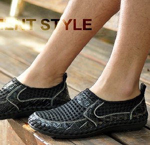Summer Comfortable Breathable Holes  Men Casual Shoes