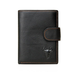 Crazy Horse Designer Leather Male Wallet