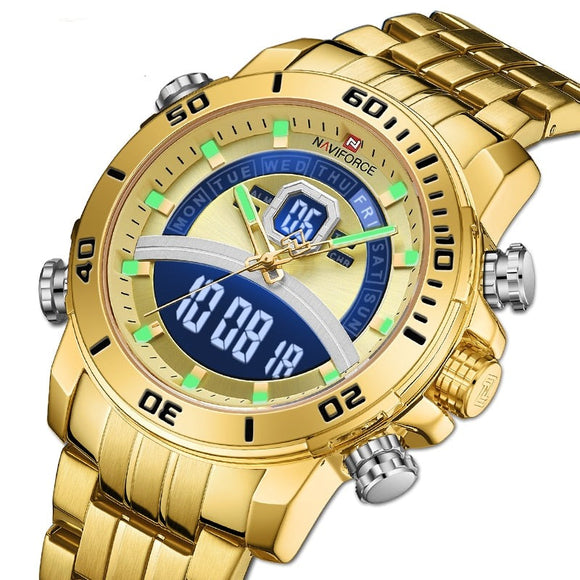 Fashion Business Digital Wristwatch Military Sport Quartz Man Watch