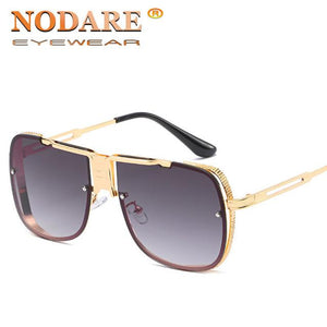Zicowa Sunglasses - Square Metal Frame Male Sun Glasse(Buy 2 Get Extra 10% OFF,Buy 3 Get Extra 15% OFF)
