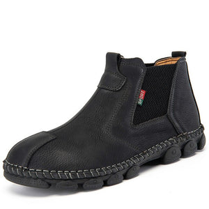 Zicowa Men Shoes - 2020 Fashion Leather Outdoor Autumn Boots