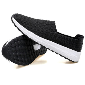 New Arrival Breathable Woven Men Casual Shoes