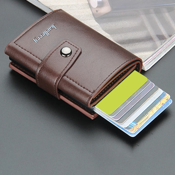 New Leather Business ID Credit Card Holder