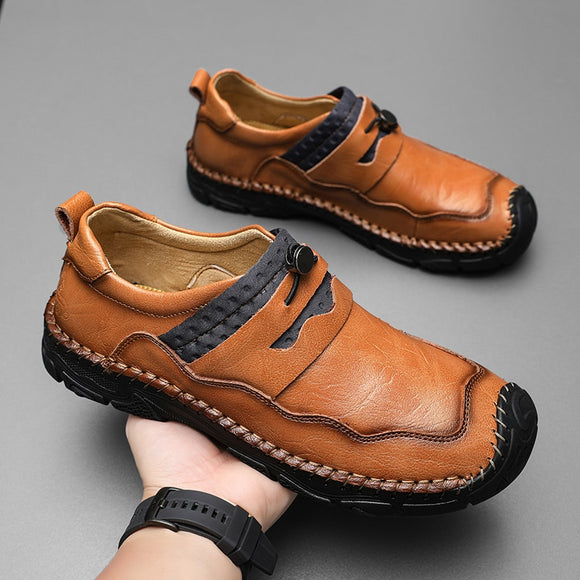 Luxury Handmade Leather Platform Designer Men Shoes