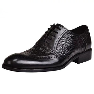 New Crocodile Vintage Fashion Men Shoes