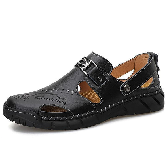 Zicowa Men Shoes - High Quality Genuine Leather Handmade Men's Sandals