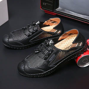 Zicowa Men Shoes - Work Business Breathable Walking Footwear