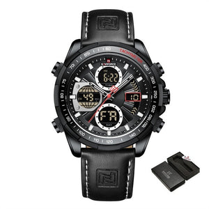 Luxury Waterproof Sport Chronograph Alarm WristWatch