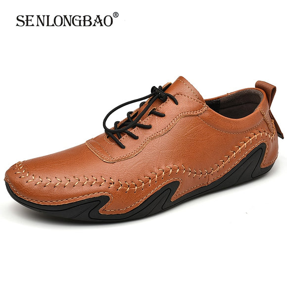 New Spring Autumn Leather Breathable Men's Loafers
